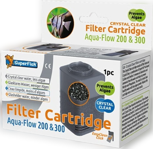 Superfish AQUA- FLOW 200/300 CRYSTAL CLEAR KASSETTE 1 ST
