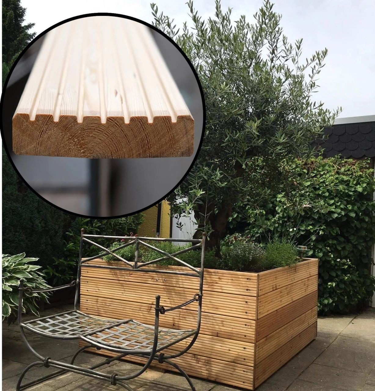 Individuelles Hochbeet aus Lärchenholz 