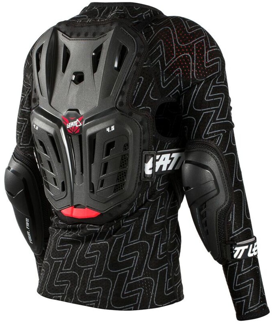 Leatt Body Protector 4.5 Kids Motocross Protector Camicia, nero, dimensione L XL per bambini
