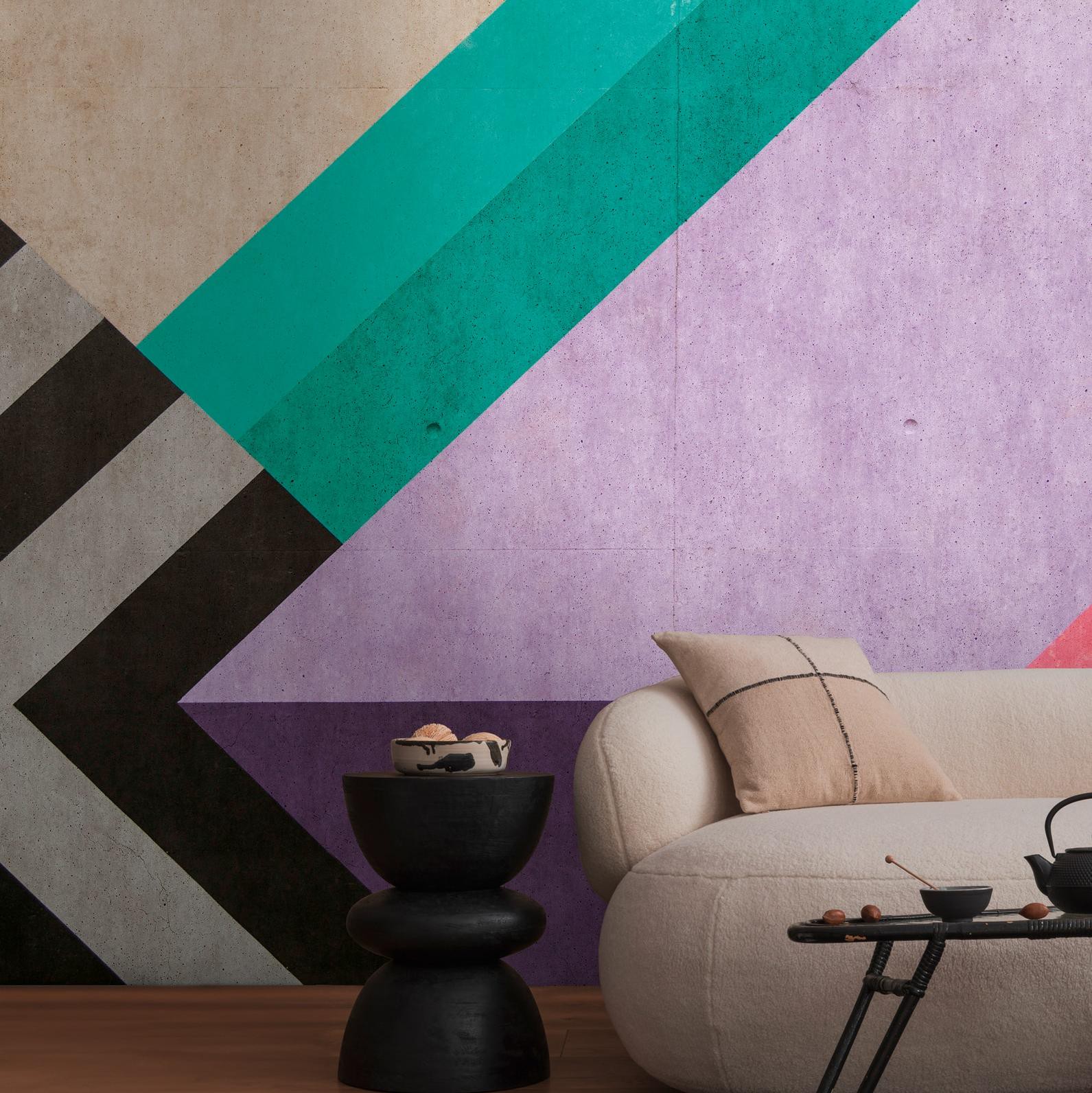 A.S. Creation Fototapete The Wall III 399131 Ein Motiv pro Rolle Modern Bunt Lila
