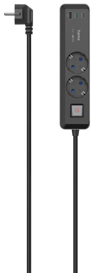 Hama Steckdosenleiste mit USB-Buchse 1.4 m