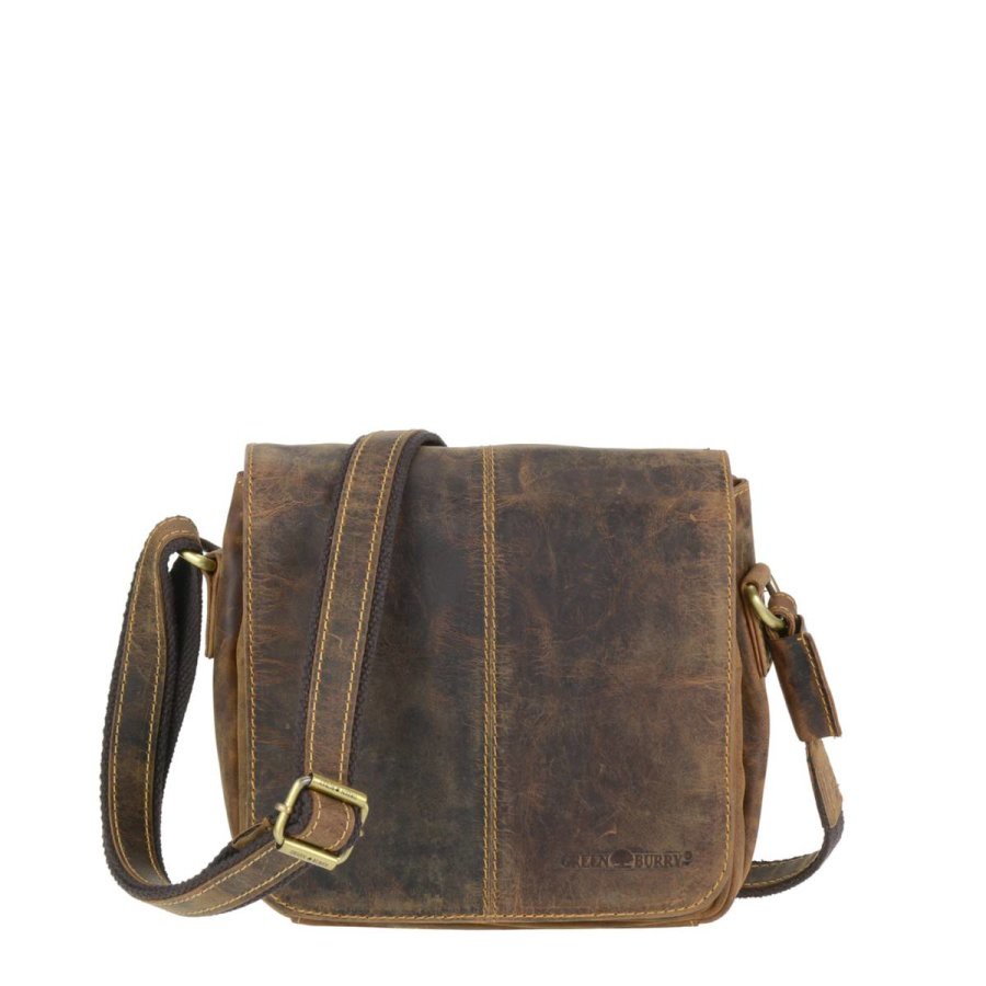 Umhängetasche Leder 24x21cm 