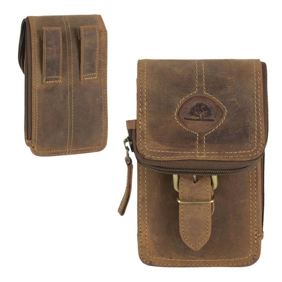 Gürteltasche Leder XL 10x17cm 