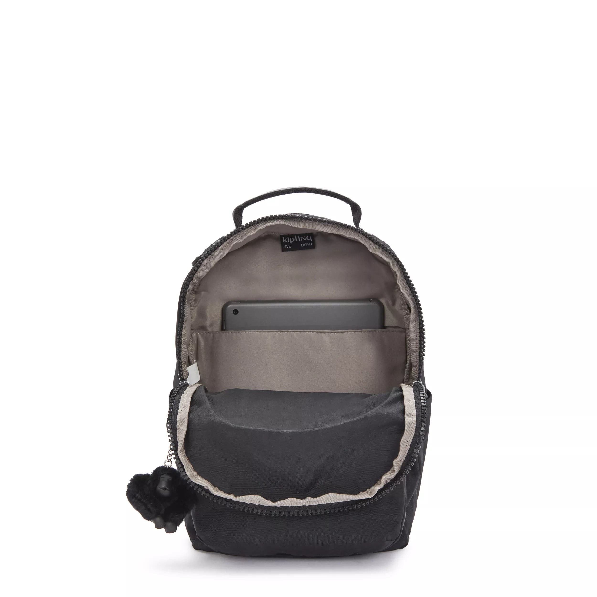 Kipling Kleiner Rucksack Mit Tablet-fach Schwarz 100% Polyamide