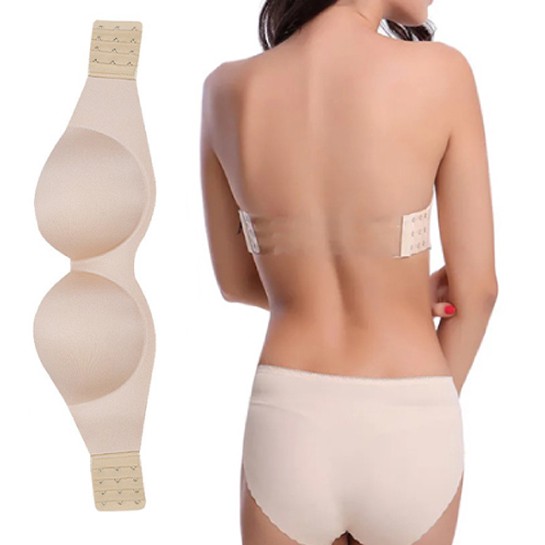 ATTREZZO® - Trägerloser Push-Up-BH - Variabel 70A bis 80D - Rückenfrei - 2 Farben