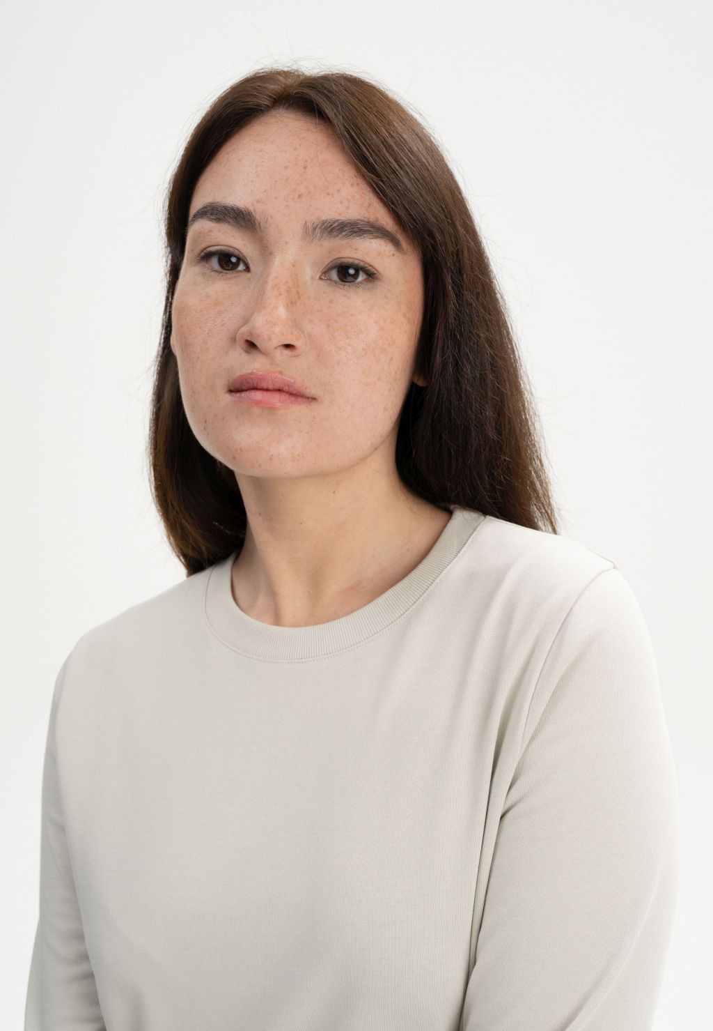 Damen Langarmshirt schwer Aastha Birke M