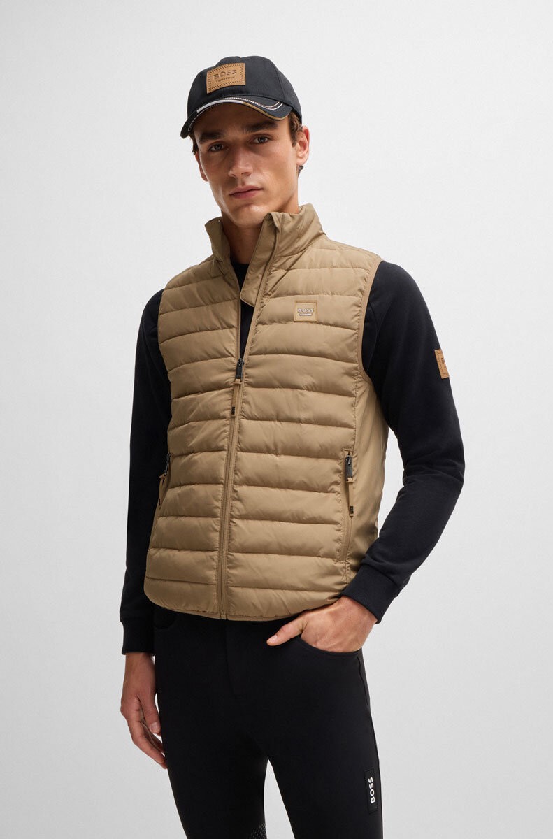Boss Equestrian Herren Steppweste ASHTON camel M