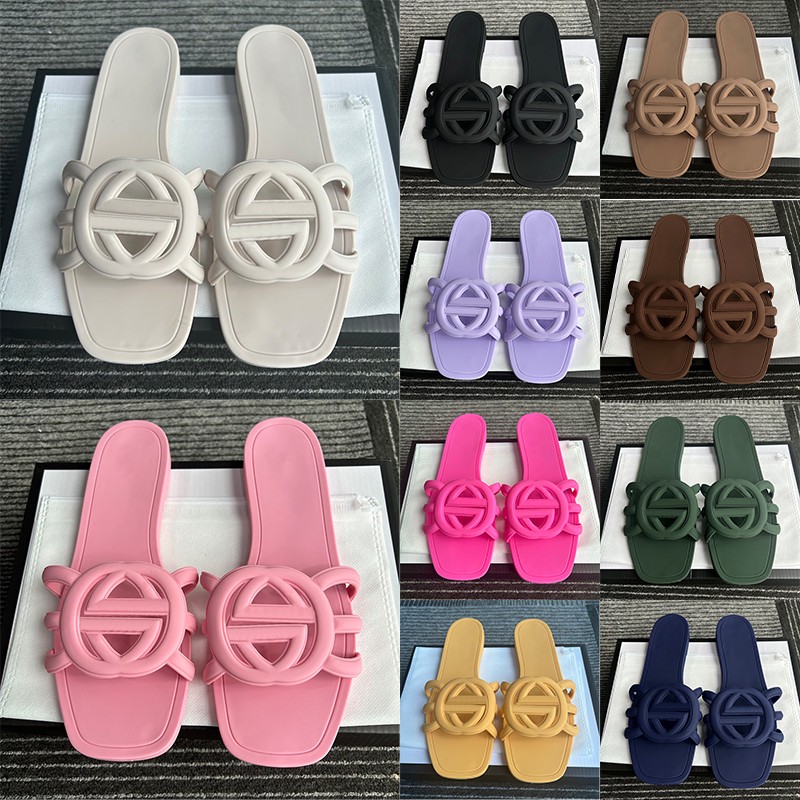 Women sandals designer slippers summer stylish slides outdoor beach comfortable sandal womens luxury sliders black white pink tan slipper