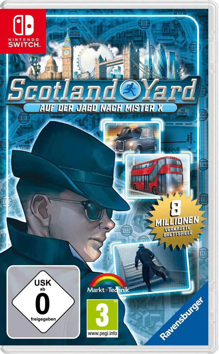 Scotland Yard Nintendo Switch-Spiel