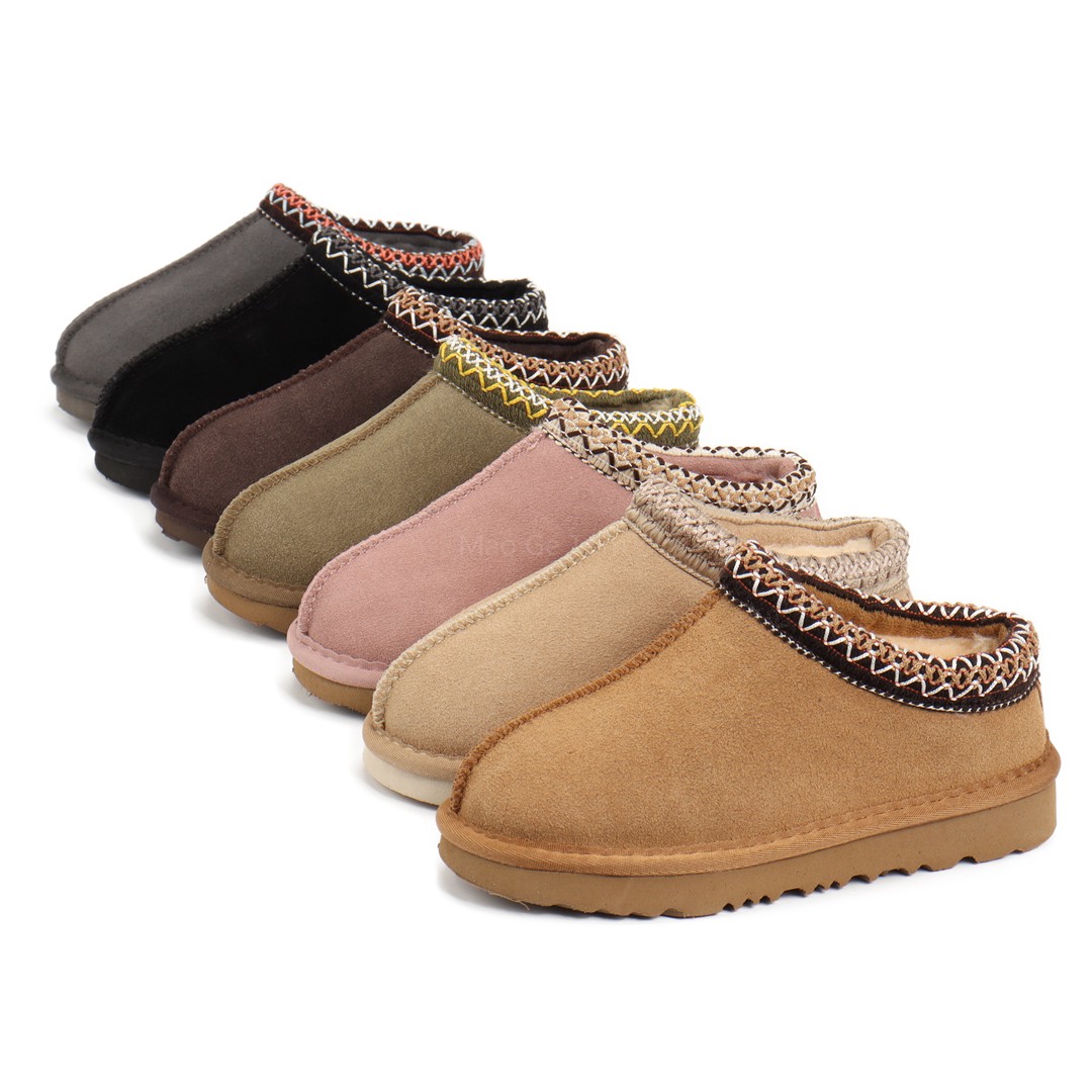Boots châtaignier Designer Fur Tazz Boties pour femmes australie Ultra Mini Platform Slide Boot Boots d'hiver avec taille de boîte 4-12