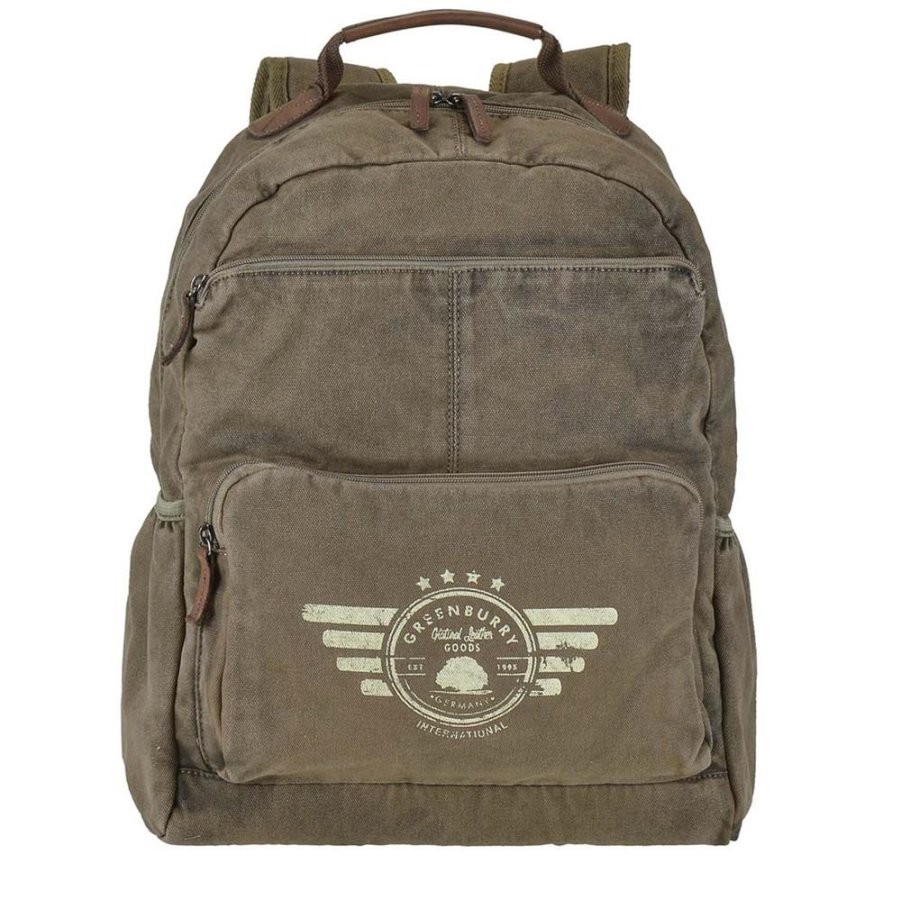 Rucksack Canvas 29x43cm Aviator 5908-30 | Greenburry.de