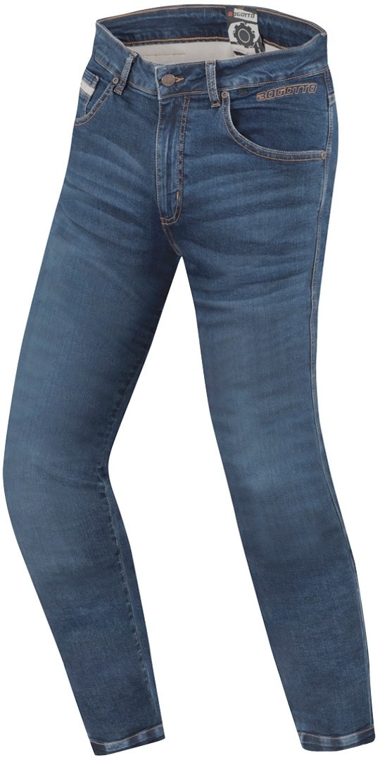 Bogotto Atherorock Motorcycle Jeans, blue, Size 32 36 for Men
