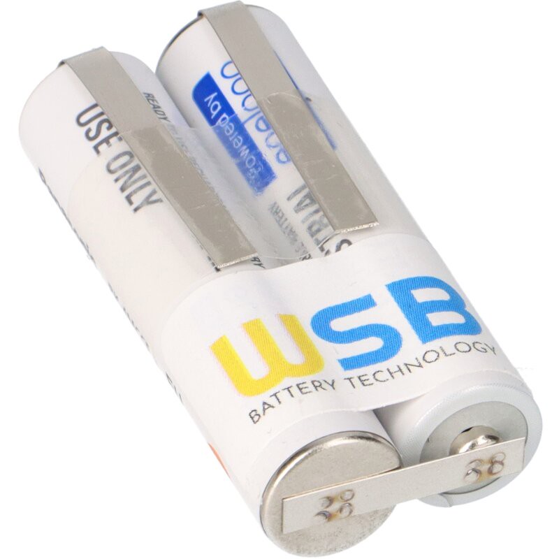 Akkupack passend Waterpik Sensonic Plus SR-3000 E Zahnbürste 2,4 Volt 750mAh