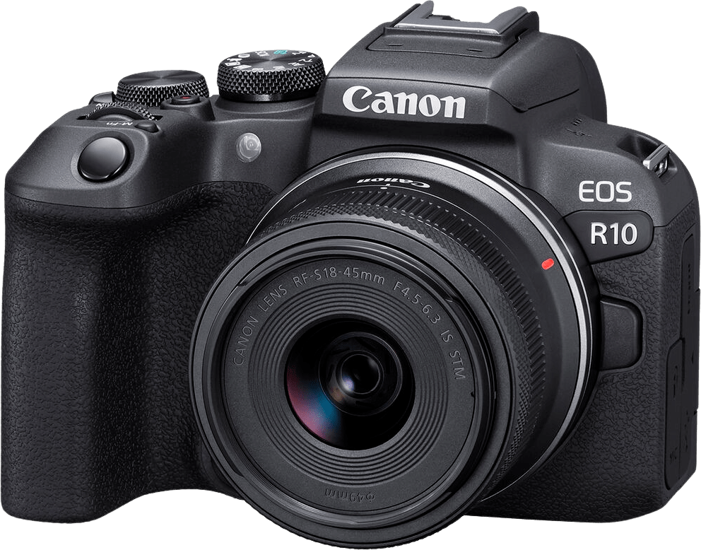 Canon EOS R10 Systemkamera, mit Objektiv RF-S 18-45mm f/4.5-6.3 IS STM