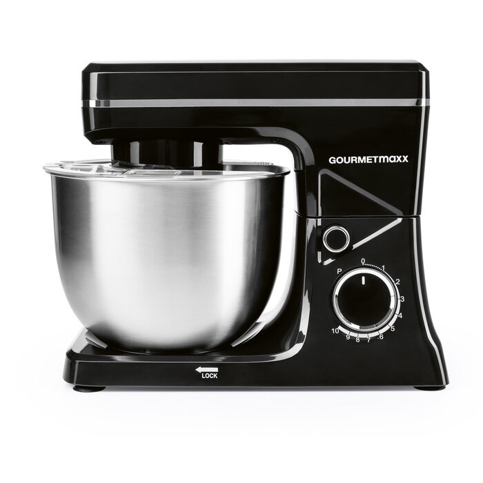 GOURMETMAXX 3in1 Küchenmaschine 5-teilig 1.500 Watt schwarz