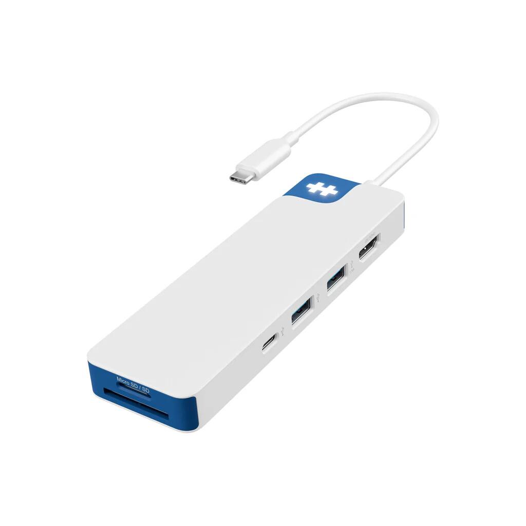 Hyper® HyperDrive Flex 8 Dockingstation USB-C Hub weiß/blau