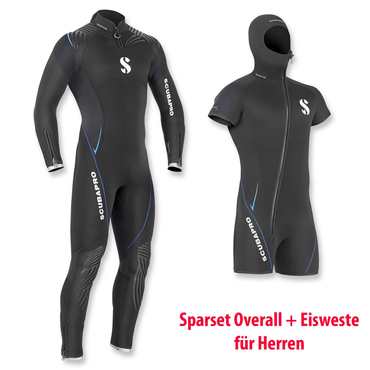 Scubapro Definition 7.0 Sparset Herren mit Weste - sehr warm 