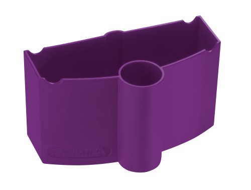 Pelikan Wasserbecher mit Pinselhalter violett