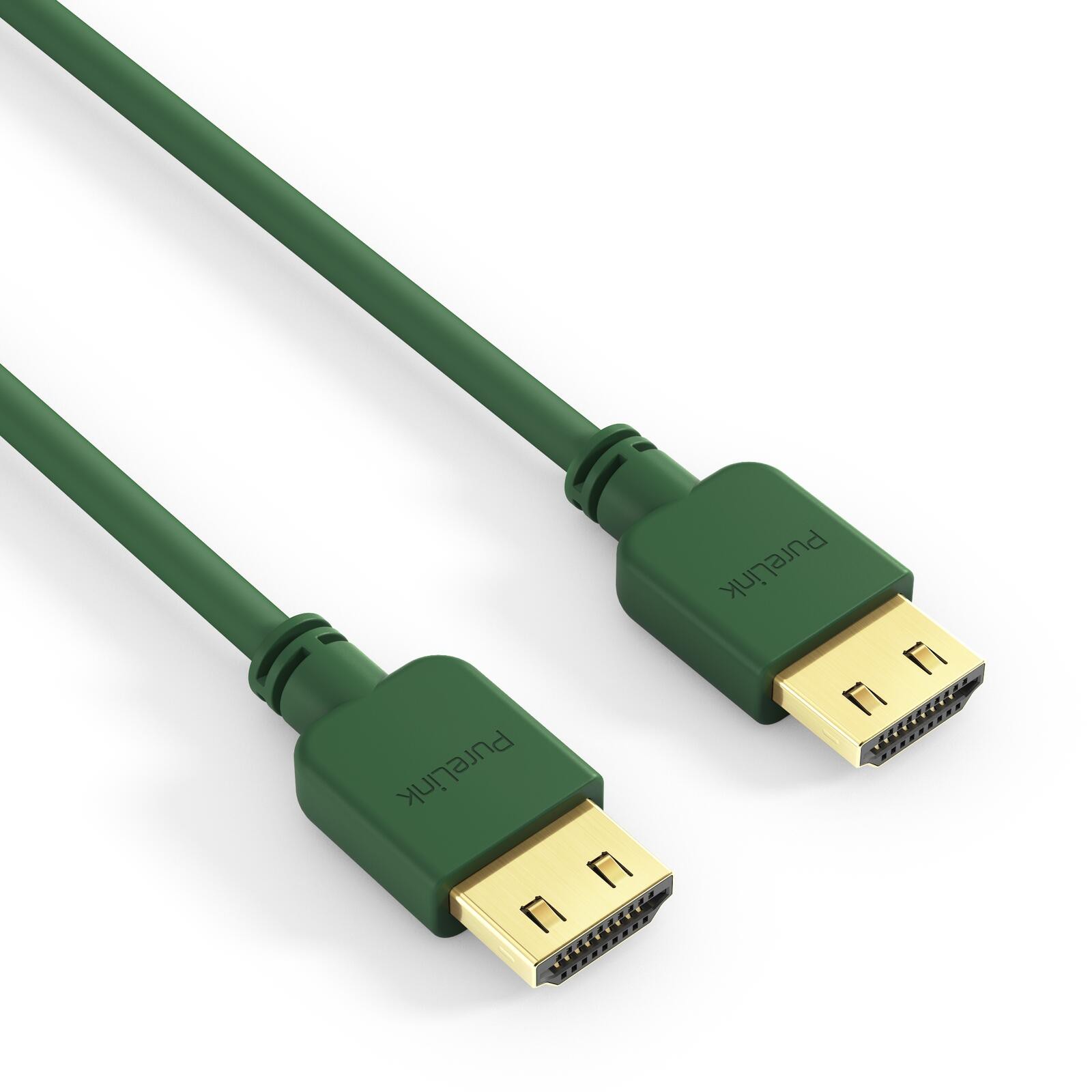PureLink HDMI Kabel - PureInstall - Slim 1,50m - Grün