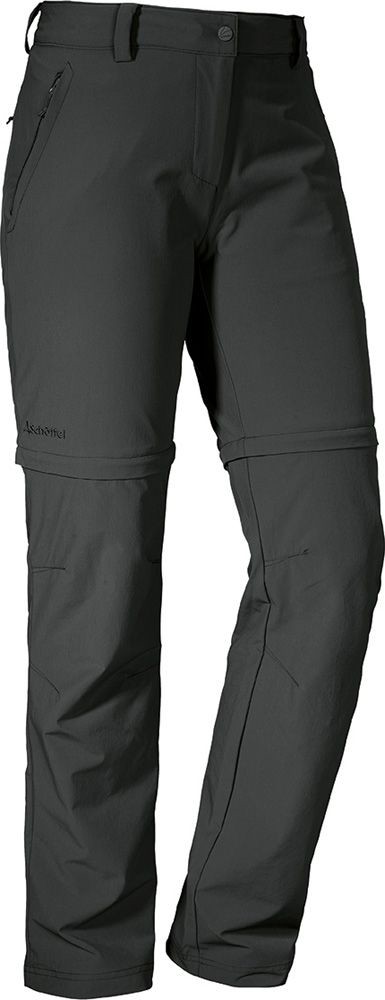 Schöffel Pants Ascona Zip Off Women Wanderhose - KURZGRÖßE -  asphalt 23/46