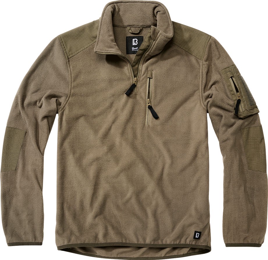 Brandit Fleece Troyer Ripstop, Pullover