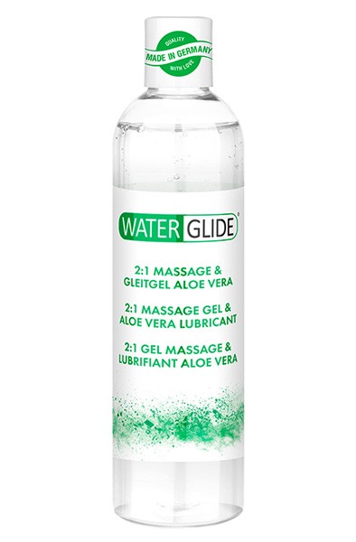 Waterglide 2:1 Massagegel & Aloe Vera Gleitmittel 300ml