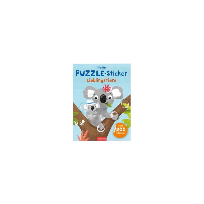 Meine Puzzle-Sticker – Lieblingstiere - Taschenbuch