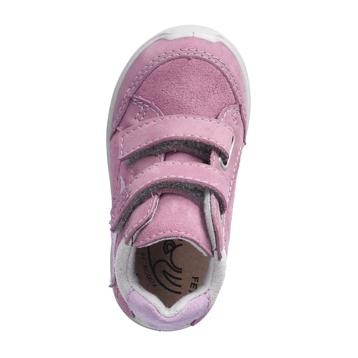 Pepino by Ricosta Kimi 2101802340 Purple (Violett) - Klettverschluss - Kinderschuhe Teens Mädchen Gr. 25 - 42, Mehrfarbig, leder (buk/velour) für Kinder, rosa, Größe 23 EU