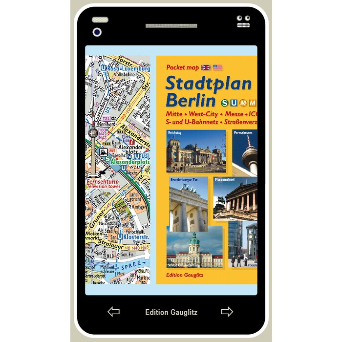 Stadtplan Berlin (Handy-Look)