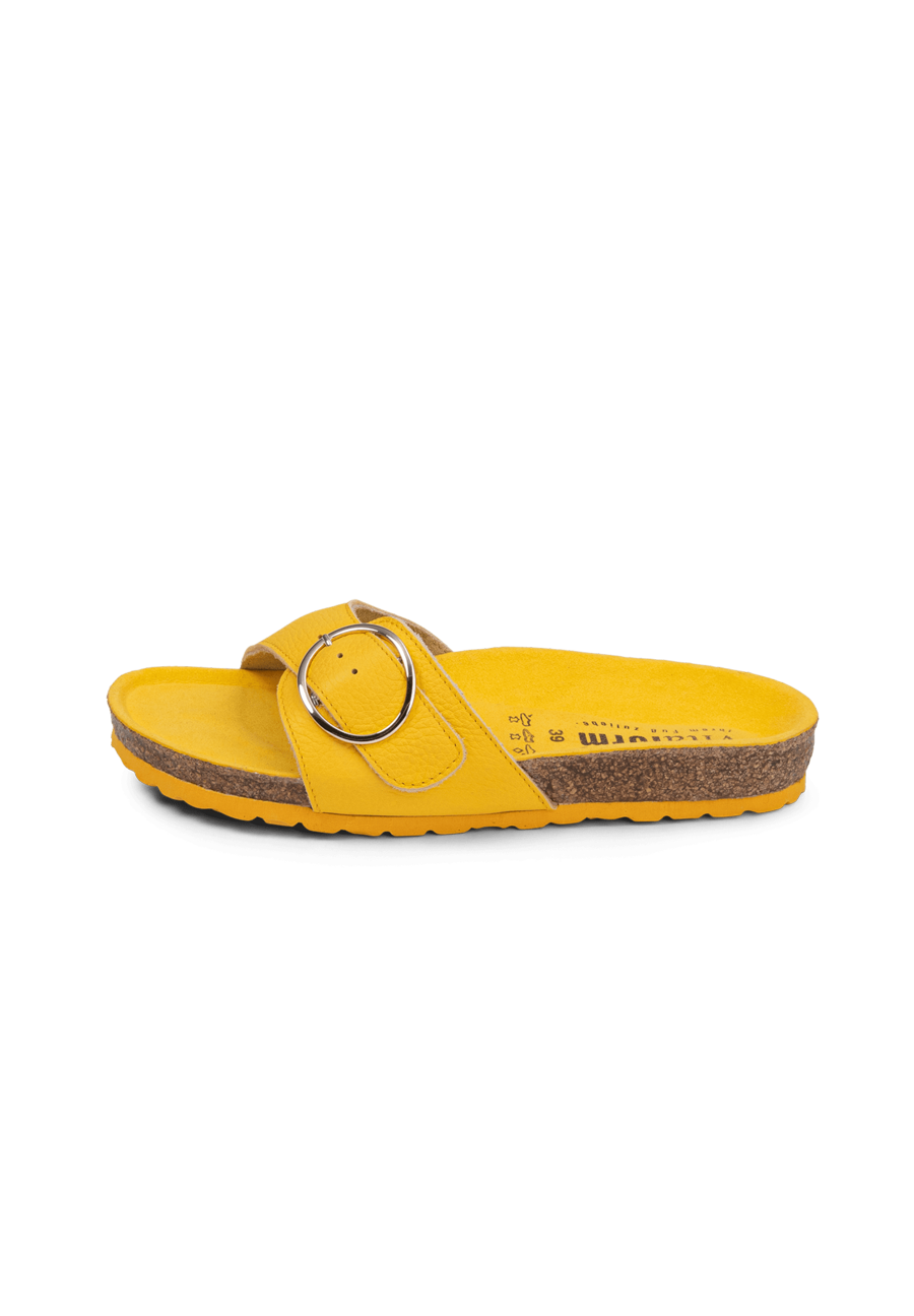 Bunte Pantolette Softnappaleder
