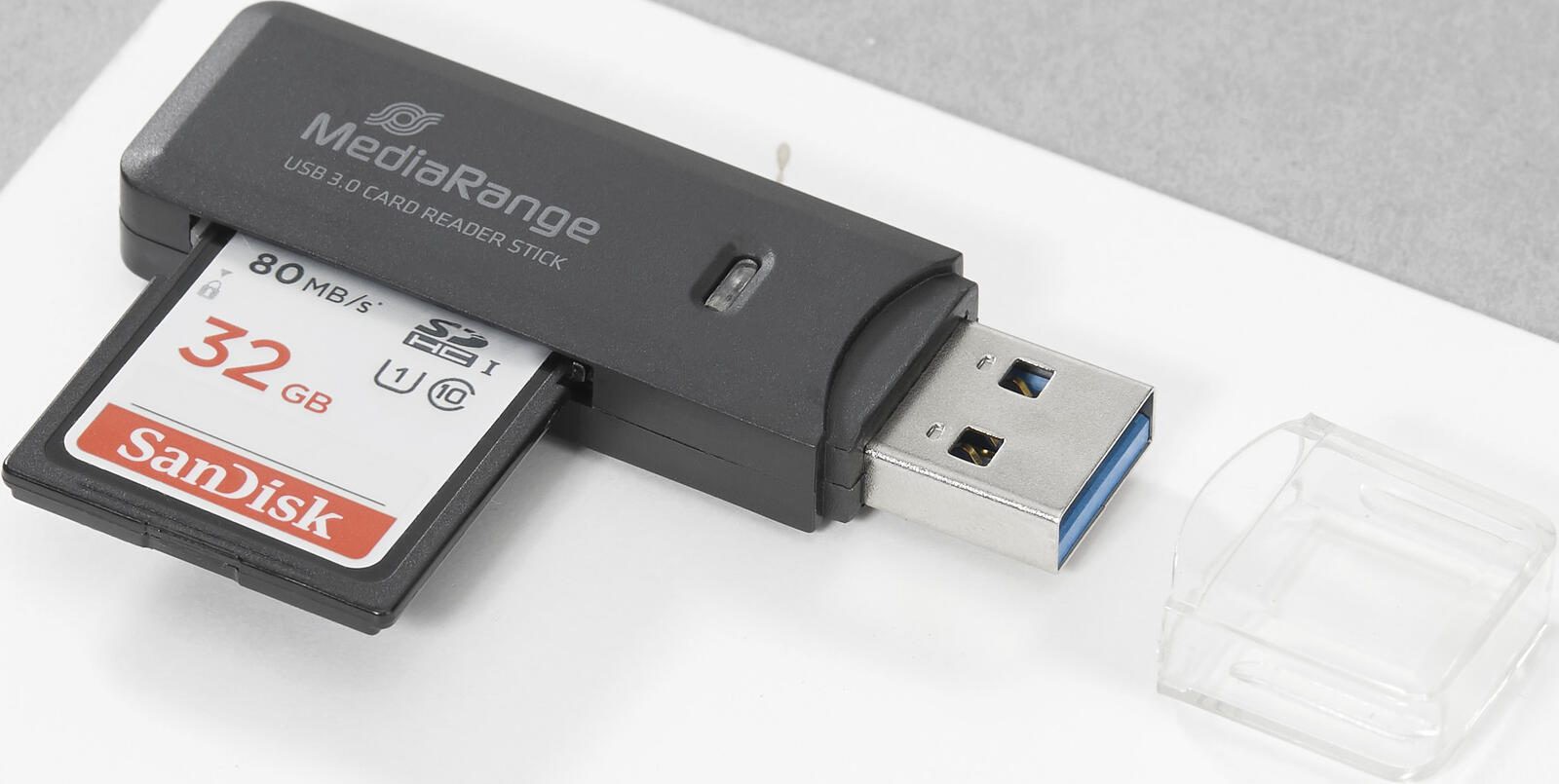 MediaRange USB-Kartenleser schwarz