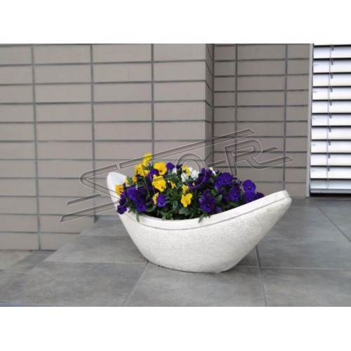 Blumenkübel Pflanz Kübel Dekoration Natur Vasen Garten Figur Blumentöpfe