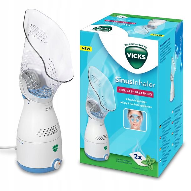 OSOBISTY, PAROWY INHALATOR ZATOKOWY VICKS VH200 SINUS INHALER