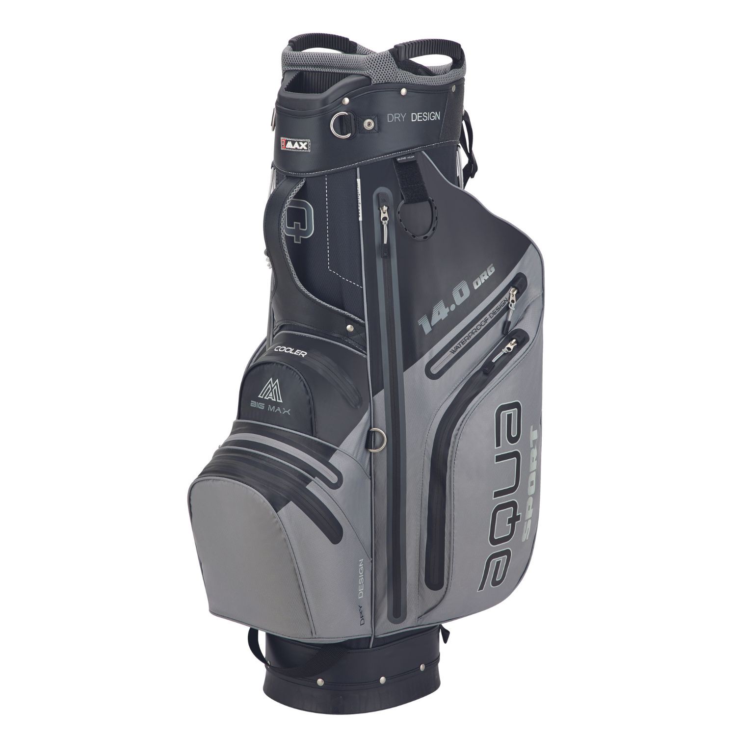 BIG MAX Cartbag Aqua Sport 3, grau/schwarz