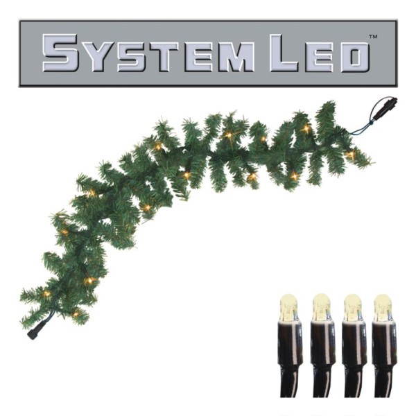 System LED Black | Girlande | koppelbar | exkl. Trafo | 6,00m | 100...
