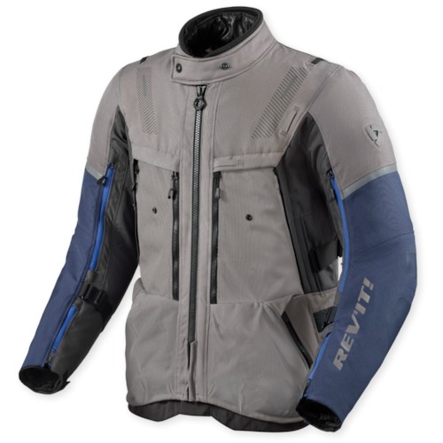 REV'IT! Sand 5 H2O Jacket, Men's textile motorcycle, Grey Dark grey