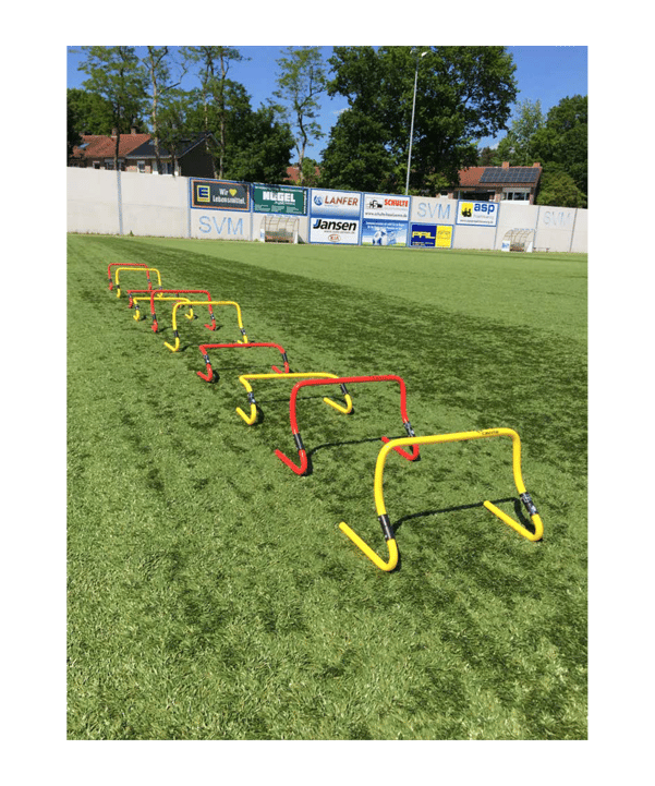 Cawila Flex-Hürden & Tasche 10er Set Gelb