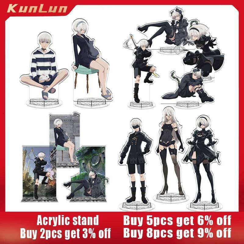15 cm / 20cm anime nierautomata ver1.1a stand acrylique 2b Figure 2a statue 9s Doll yorha n ° 2 Type B Figur