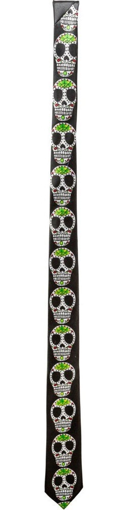 Dia De Los Muertos Totenkopf Krawatte
