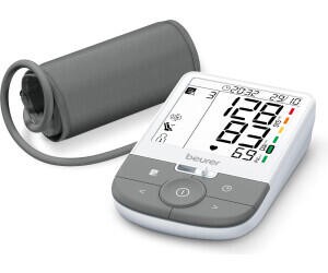 Beurer BM 53 Oberarm-Blutdruckmessgerät Weiß-Grau