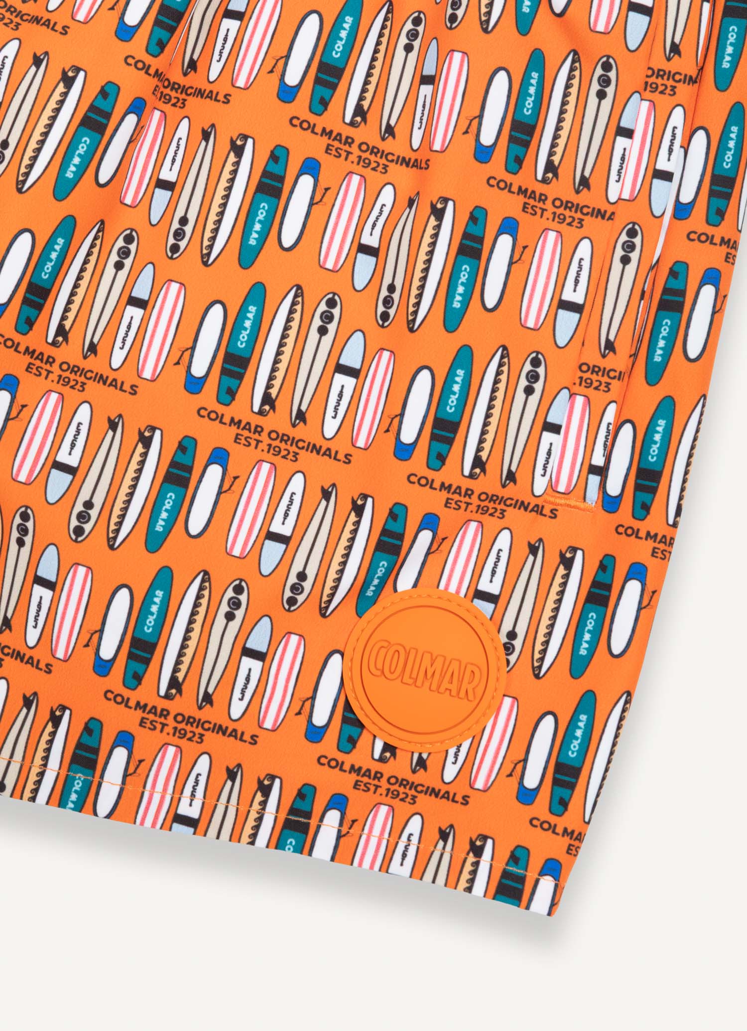 Colmar, Badehose Mit Allover-print, Farbe: Orange, Größe: 12