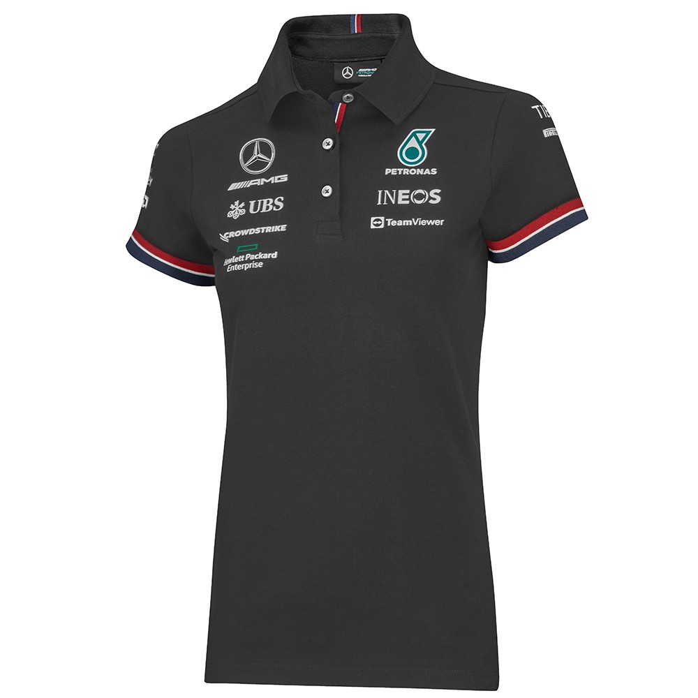 Mercedes-Benz Motorsport Kollektion Poloshirt Damen schwarz Gr. XXS - XL