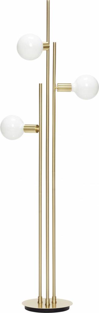 Hubsch Stehleuchte mit Lichtquelle Messing 78x28xh150cm