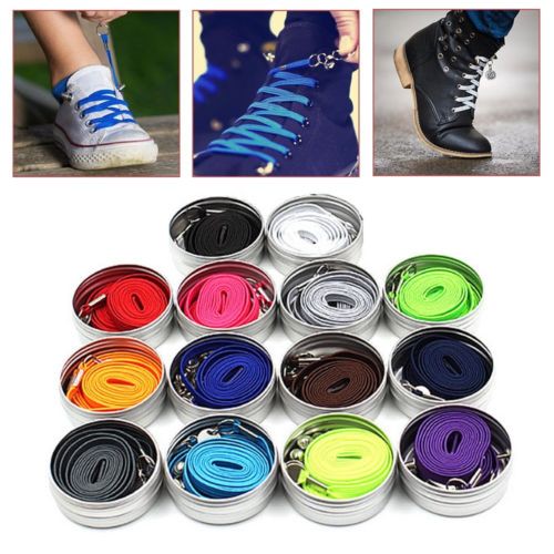 2019 Boucle drôle rapide Lacets élastique No Tie Laces Lazy espadrille Accessoires de chaussures pratique