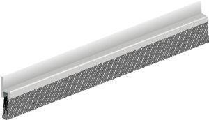 Türbodendichtung alu IBS 39 100cm mit PP Bürste
