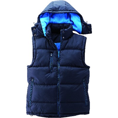 Steppweste wattiert, schwarz, Größe XL