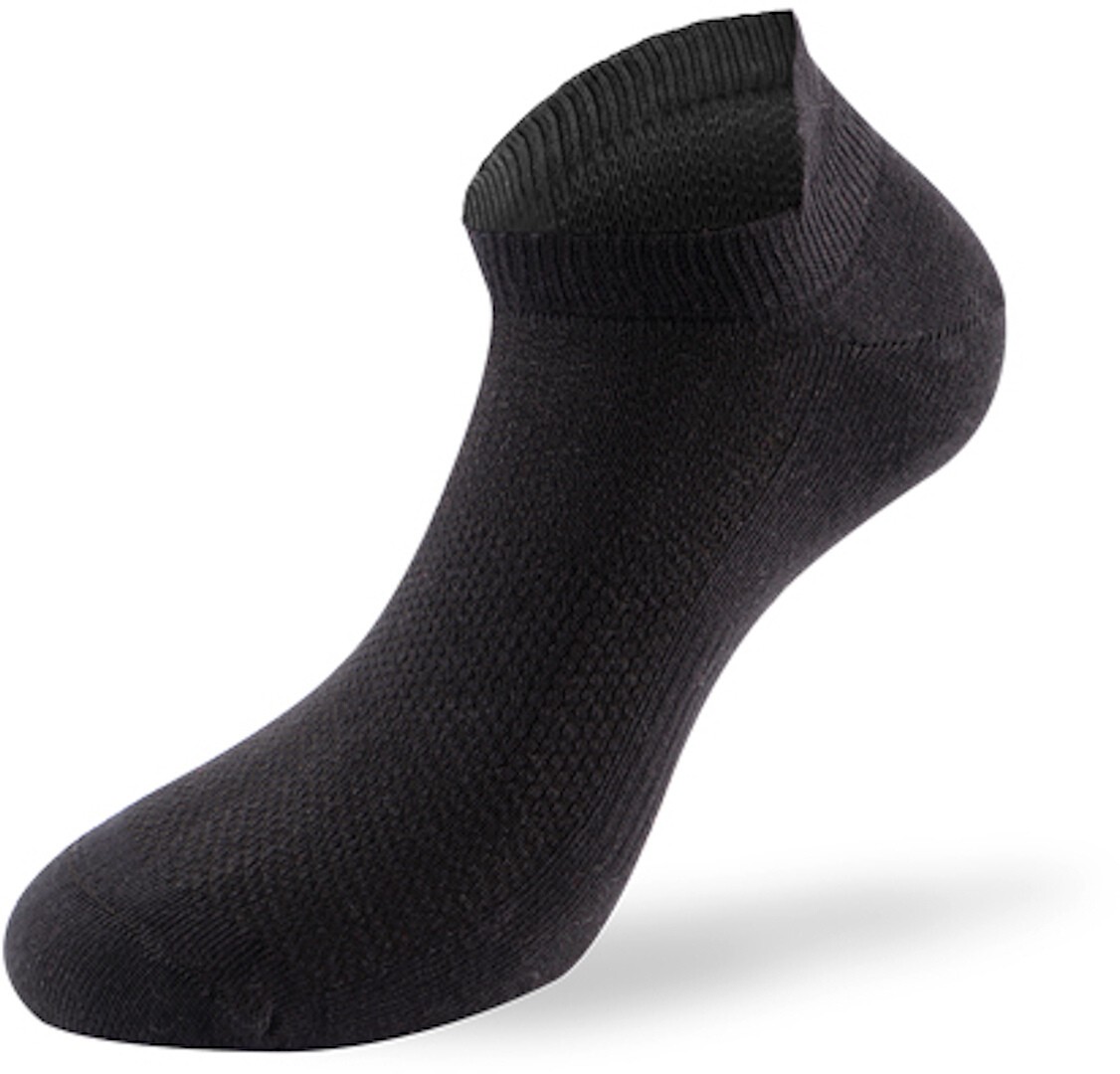 Lenz Performance Sneaker Tech Skarpety, czarny-szary-czerwony, Rozmiar 39 - 42