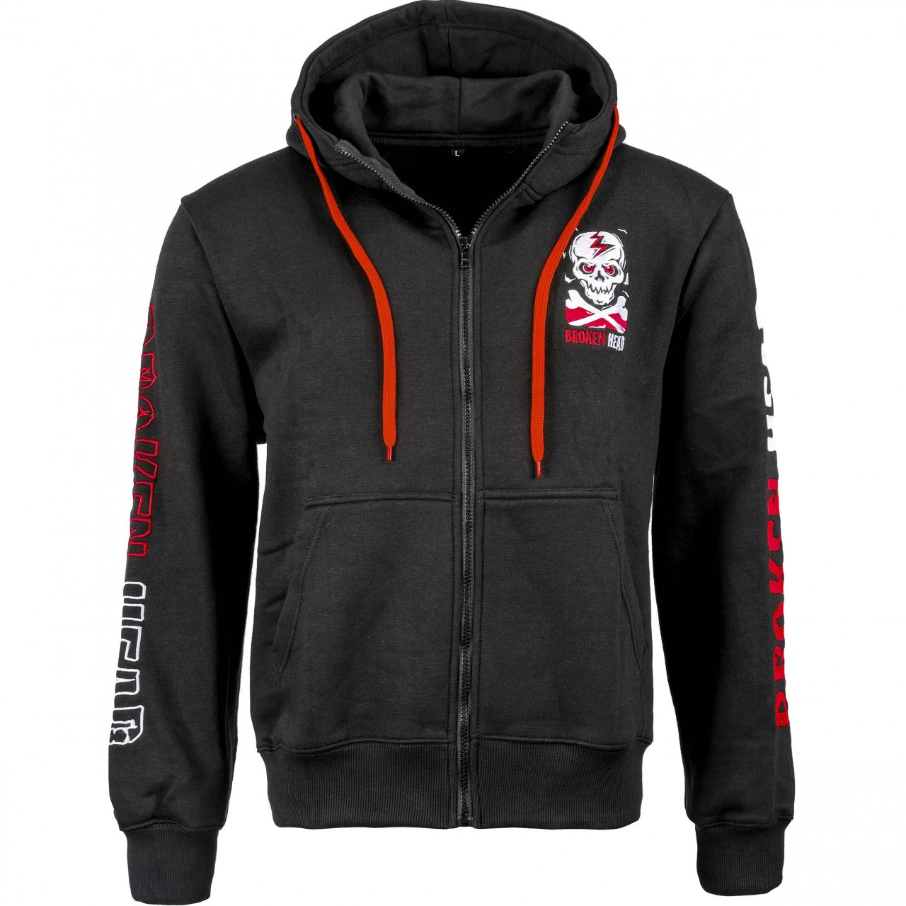 Broken Head Hoodie Original Rot