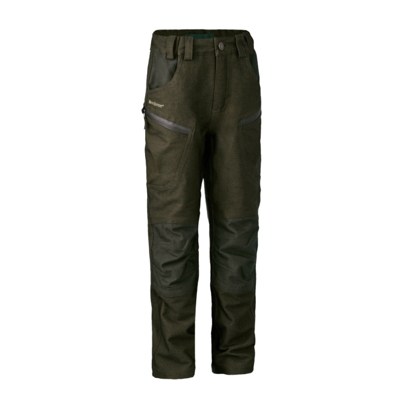 Deerhunter Kinder Hose Chasse Olive Night Melange 128