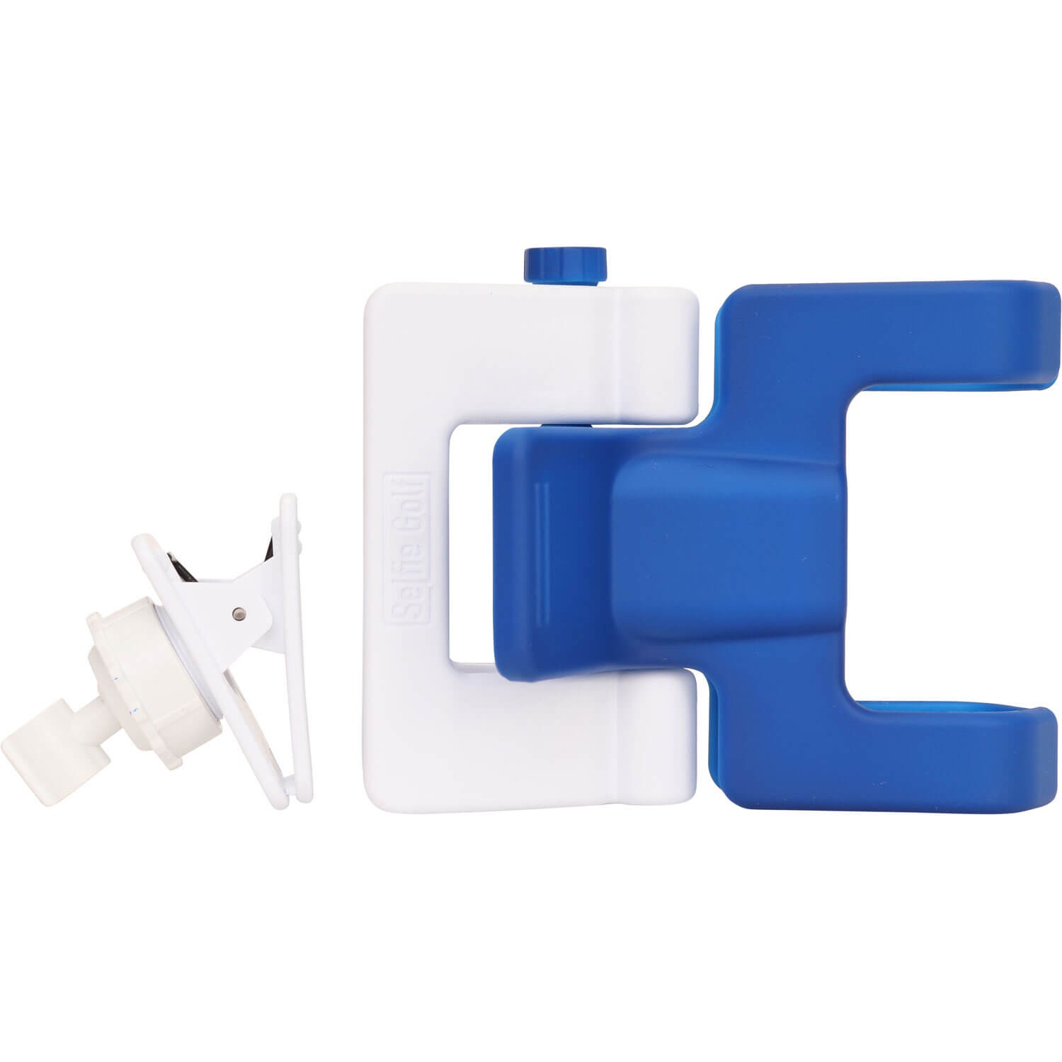 Selfie Golf Smartphone Halterung, blau/weiß